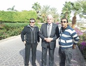 سمير صبرى وإيهاب توفيق وباسم سمرة يروجون للمؤتمر الاقتصادى بشرم الشيخ