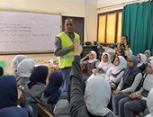 "إسعاف بنى سويف" يدرب 45 طالبة على الإسعافات الأولية