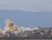 بالفيديو.. إسقاط طائرة حربية لقوات الأسد بالمضادات الأرضية فى ريف حماة