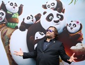بالصور..جاك بلاك وكيلى أوزبورن بالعرض الخاص لـ "Kung Fu Panda 3"فى سيدنى