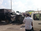 إصابة 8 طلاب فى حادث انقلاب سيارة أجرة أثناء ذهابهم للمدرسة بأسوان