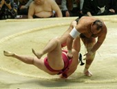 عبدالرحمن شعلان يتصدر بطولة العالم للسومو بعد فوزه علي بطل اليابان