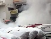 بالفيديو.. صحافة المواطن.. تصاعد أدخنة كثيفة لاشتعال نيران فى سيارة بـالبحيرة