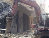 محافظة القاهرة تزيل أعمال بناء مخالفة بحى الزيتون