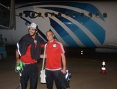بعثة منتخب مصر تصل مطار برج العرب استعدادا لمباراة العودة مع نيجيريا