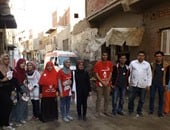 بالصور..200 شخص يتبرعون بالدم فى حملة الاتحاد المصرى لطلاب صيدلة بنى سويف