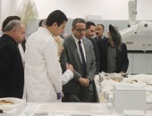 خالد العنانى يتفقد متحف الحضارة ويجتمع مع ممثلى اليونسكو لبحث سبل التعاون