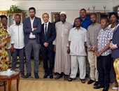 بالصور.. عصام الأمير يلتقى الإذاعيين الأفارقة المشاركين فى الدورات التدريبية بالاتحاد