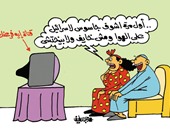 "العكش".. جاسوس التطبيع المفضوح فى كاريكاتير ساخر لـ"اليوم السابع"