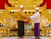 رئيس بورما الجديد القريب من سو تشى يقسم اليمين فى انتقال تاريخى للسلطة