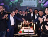 المطرب العراقى همام يحتفل بتوقيع عقود ألبوماته مع المنتج على المولى ببيروت