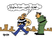 التمويل الأجنبى "متآمر وبجح" فى كاريكاتير اليوم السابع
