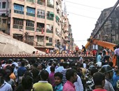 بالصور.. مصرع 10 أشخاص فى انهيار جسر تحت الإنشاء بالهند