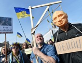 بالصور.. مظاهرات فى أوكرانيا تطالب روسيا بالإفراج عن الطيارة الأوكرانية