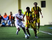 الشوط الأول.. المقاولون يتقدم على طنطا بهدف "فضل"