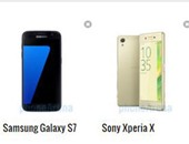 بالمواصفات.. تعرف على أبرز الفروق بين هاتفىGalaxy S7 وXperia X