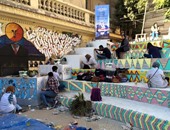 بالصور.."خلى فنون جميلة" فعالية دشنها طلاب جامعة الإسكندرية لتطوير الكلية