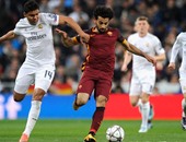 محمد صلاح يودع دورى الأبطال مع روما بعد السقوط أمام ريال مدريد