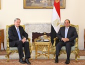 رئيس سلوفينيا السابق يشيد خلال لقاء السيسي بجهود مصر فى مواجهة الإرهاب