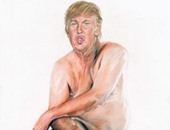 "فيس بوك" يحظر حساب رسام عقب نشره صورة عارية تسخر من دونالد ترامب