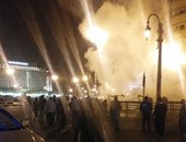 بالفيديو والصور.. "صحافة المواطن": اشتعال سيارة ملاكى بميدان التحرير