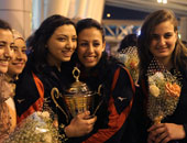 منتخب كرة الطائرة للسيدات يعود بكأس افريقيا