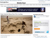 نيويورك تايمز : آثار العراق القديمة تتعرض للسرقة بسبب البيروقراطية 