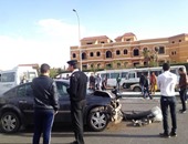 مصرع شخص وإصابة آخر صدمتهما سيارة بميدان جهينة بـ6 أكتوبر