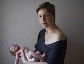 صور لأمهات مع أطفالهن بعد عملية الولادة بـ24 ساعة فقط