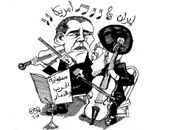 الدور الخفى لإيران وأمريكا فى اندلاع الحروب بكاريكاتير اليوم السابع
