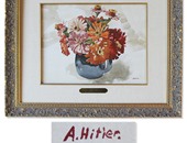 هتلر فنانا تشكيليا.. لوحة "الزهور" تذهب للمزاد بــ 30 ألف دولار..