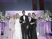 بوسى تشعل زفاف "أحمد متولى" و"جنين جاموند" بحضور نجوم المجتمع السكندرى