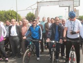 بالصور.. انطلاق مهرجان الدراجات الثانى فى الفيوم