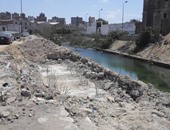 بالصور.. حى غرب الإسكندرية يواصل أعمال إنشاء كوبرى كفر عشرى