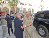 قائد المنطقة الشمالية العسكرية يزور مديرية أمن كفر الشيخ