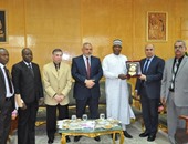 رئيس جامعة كفر الشيخ يبحث سبل التعاون مع السفير النيجيرى بمصر