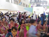 بالصور.. آلاف الأطفال يشاركون فى فعاليات اليوم الثانى من مهرجان الشارقة