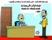 وزير النقل يعيش فى عالم خيالى بعيدا عن أزمة المواصلات.. فى كاريكاتير اليوم السابع
