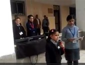 بالفيديو.. طفلة بالمرحلة الابتدائية تلقى قصيدة رائعة عن شهداء الشرطة