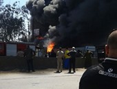 خروج 16 من المصابين فى حريق مصنع الخل بالغربية بعد تلقيهم العلاج