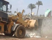 الأمن يزيل تعديات على أراضى هيئة الآثار بالإسكندرية