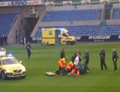 لاعب بلجيكى يصاب بأزمة قلبية داخل الملعب
