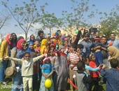 بالصور.. إعلام جامعة مصر تحتفل بيوم اليتيم مع أطفال جمعية "رسالة"