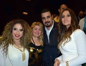 مجدى كامل ومها أحمد وعبد الحافظ فى العرض الخاص لفيلم "تسعة"