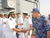 تشكيلات من البحرية المصرية تصل الإمارات للمشاركة فى تدريب "خليفة – 2"