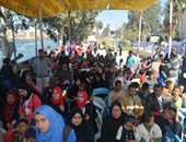 بالصور.. جامعة المنصورة تحتفل بـ"يوم اليتيم" فى نادى النيل
