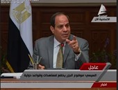 السيسي: تعيين الحدود يمكننا من التنقيب عن ثروات مصر فى مياهنا الاقتصادية