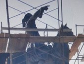 "الآثار" تنتهى من ترميم تمثال إبراهيم باشا بميدان الأوبرا