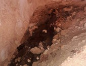 ننشر صور المقبرة التى اكتشفها عمال المقاولون العرب بمينا البصل