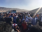 ننشر صور وفيديو لحظة شق طريق جبل الجلالة بحضور الرئيس السيسي